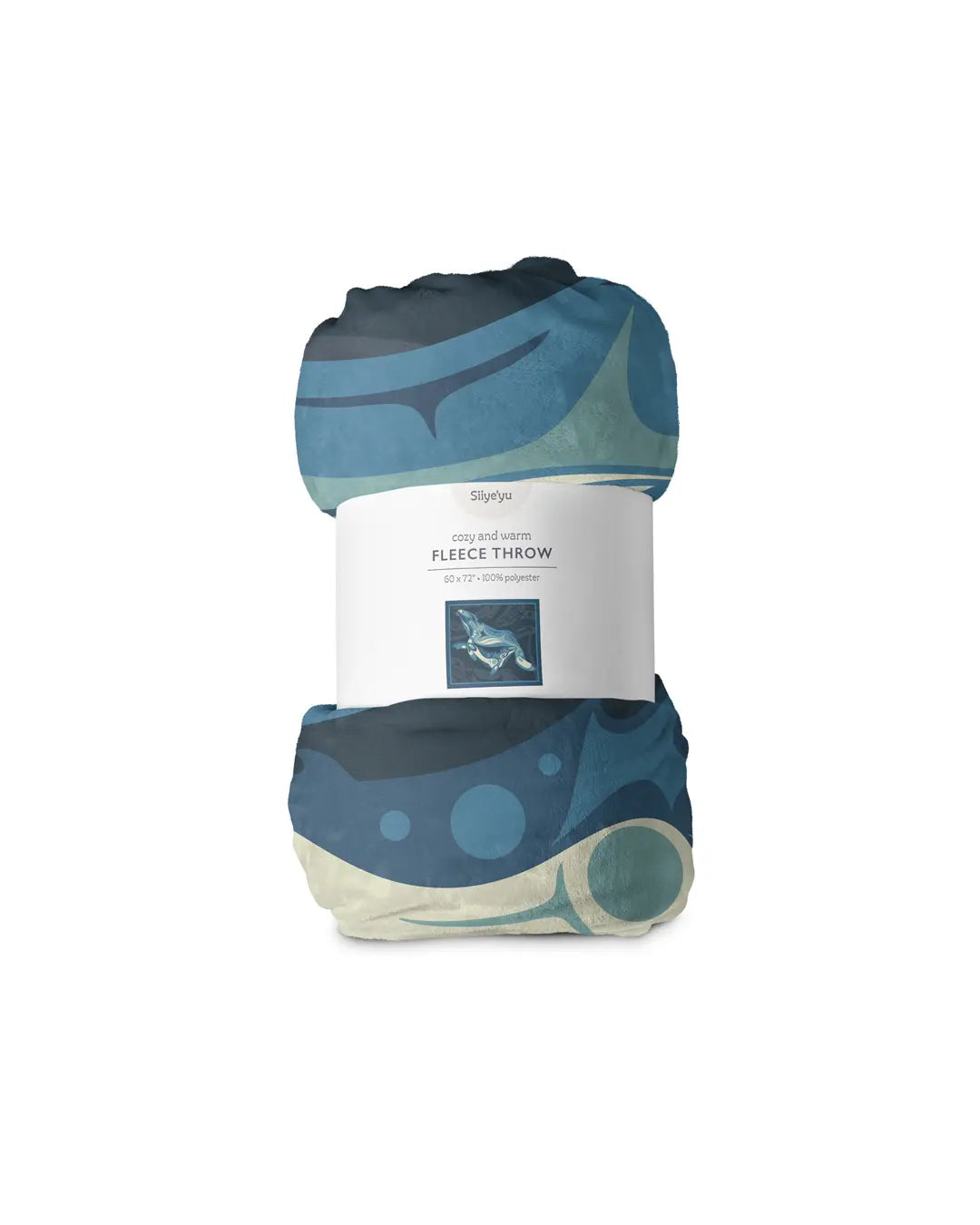 Sacred Sea Humpback Fleece Blanket