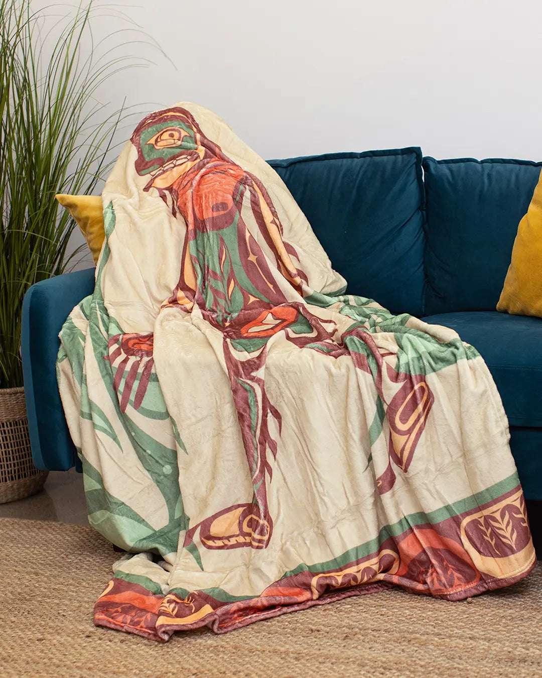 Forest Legends Sasquatch Fleece Blanket