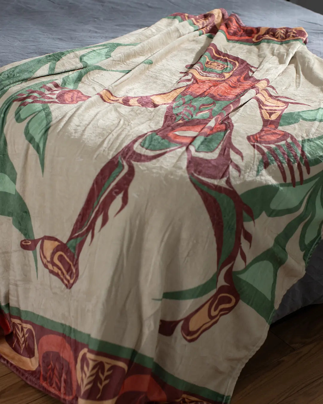 Forest Legends Sasquatch Fleece Blanket