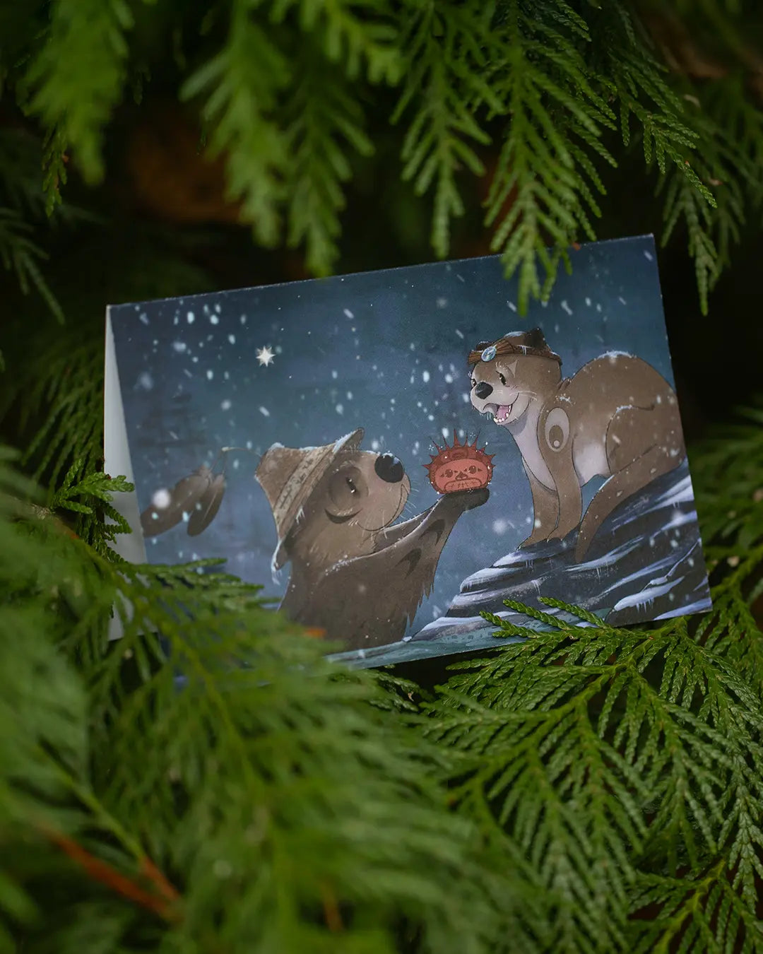 Otterly Connected Greeting Cards