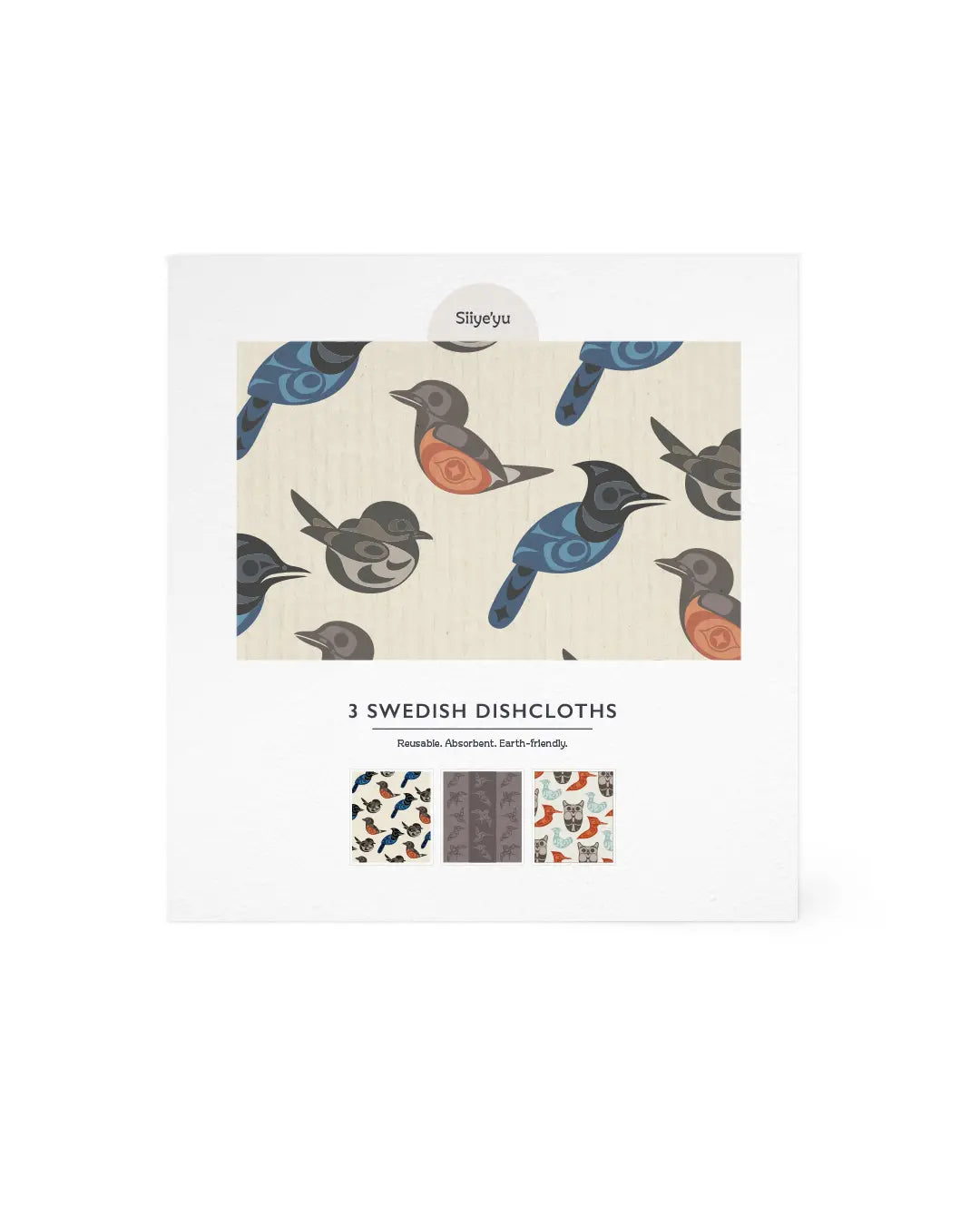 Bountiful Birds Swedish Dishcloth Set