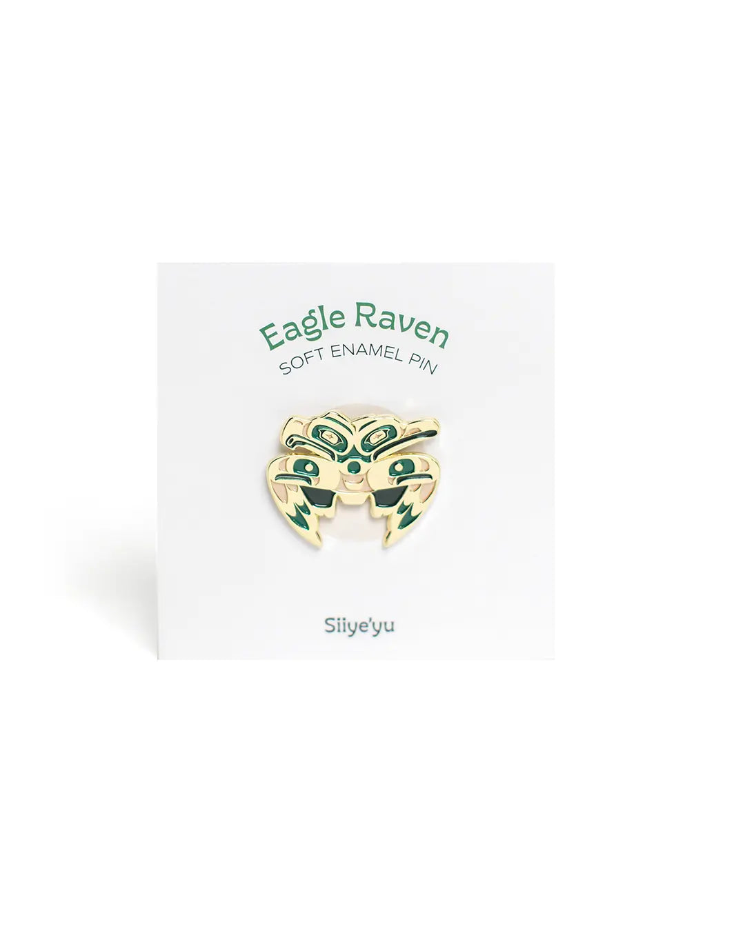 Forest Legends Eagle Raven Pin