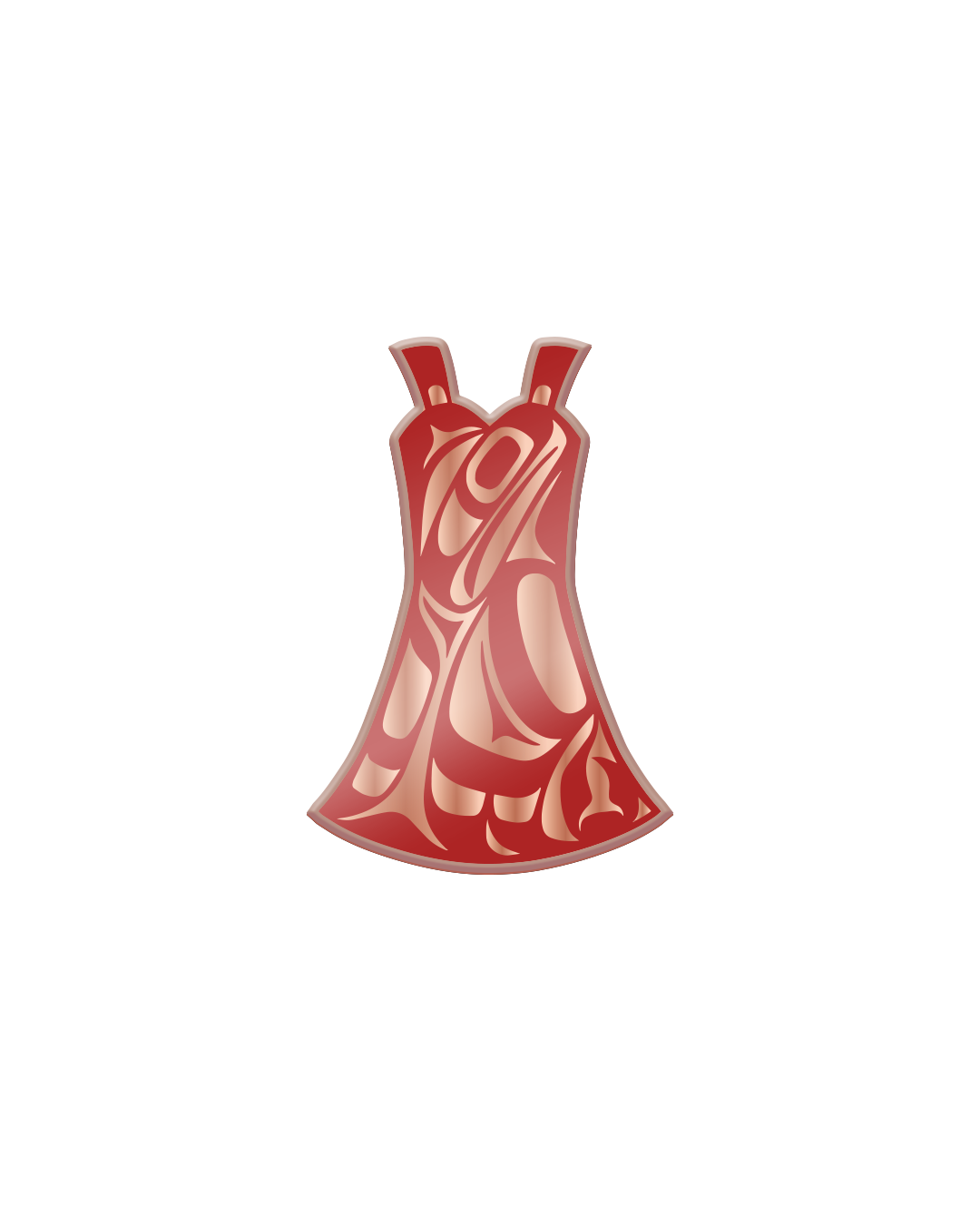 Red Dress Pins (Bag of 25)