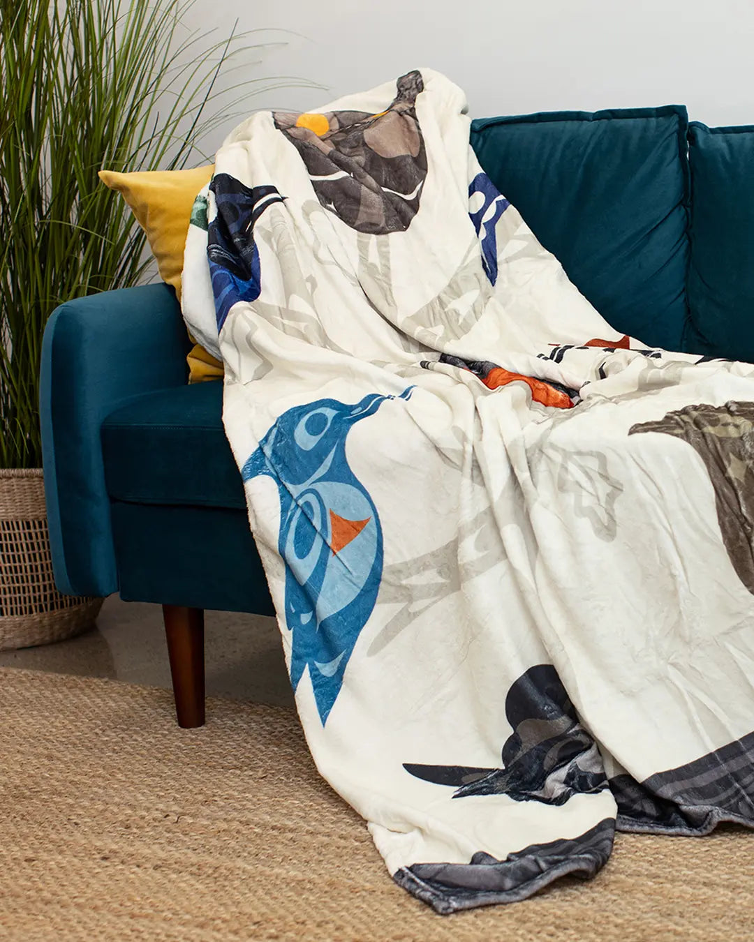 Bountiful Birds Fleece Blanket
