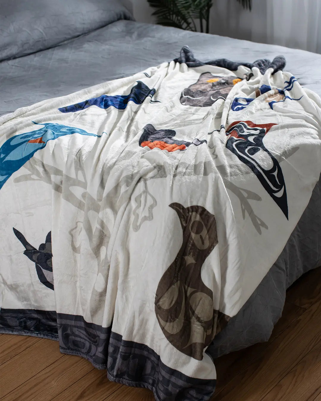 Bountiful Birds Fleece Blanket