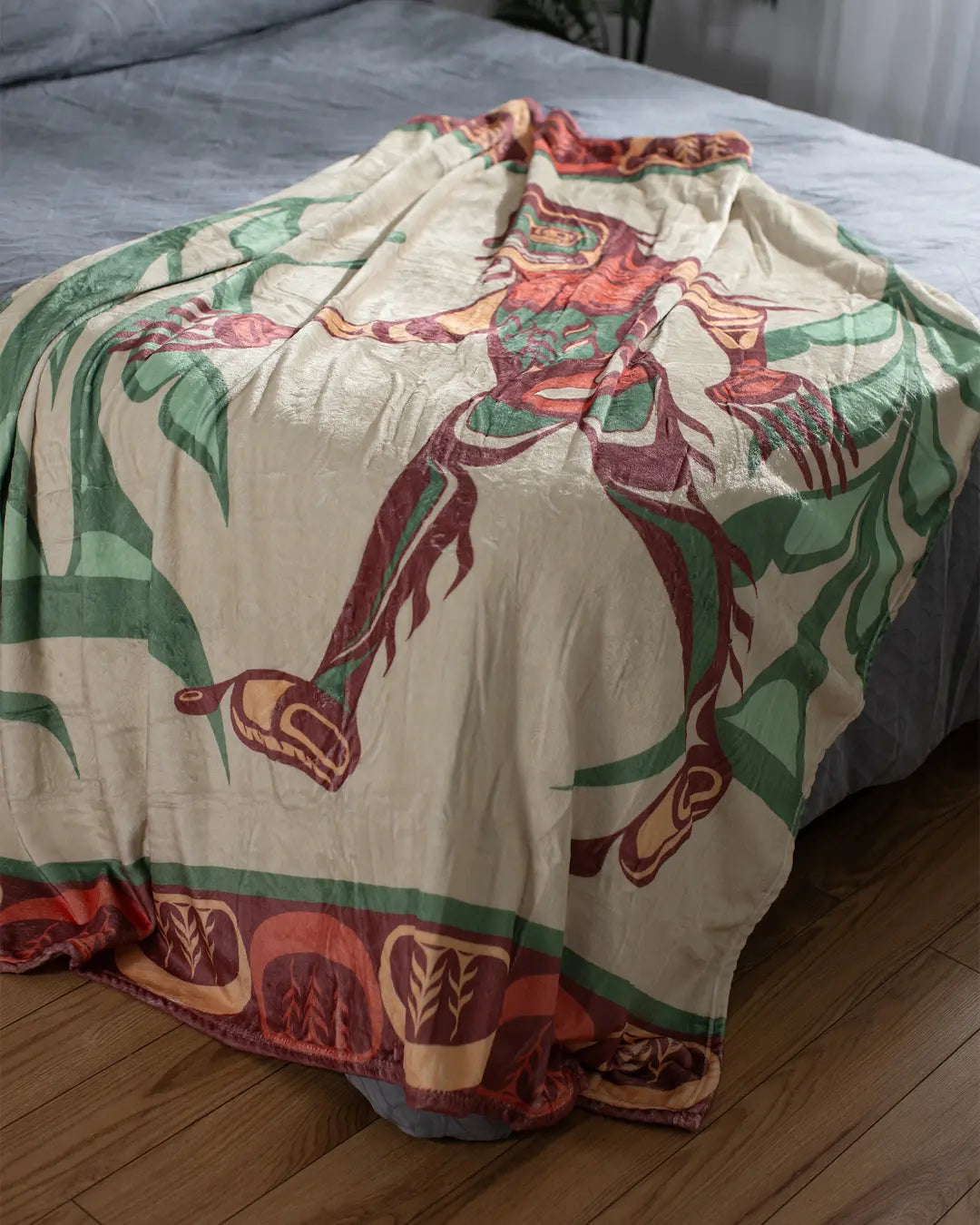 Forest Legends Sasquatch Fleece Blanket