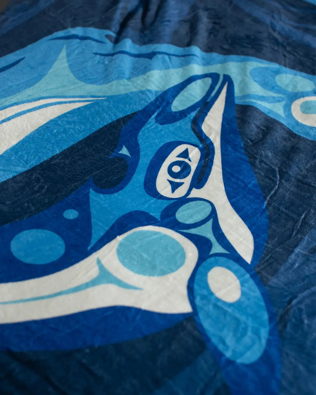 Sacred Sea Humpback Fleece Blanket