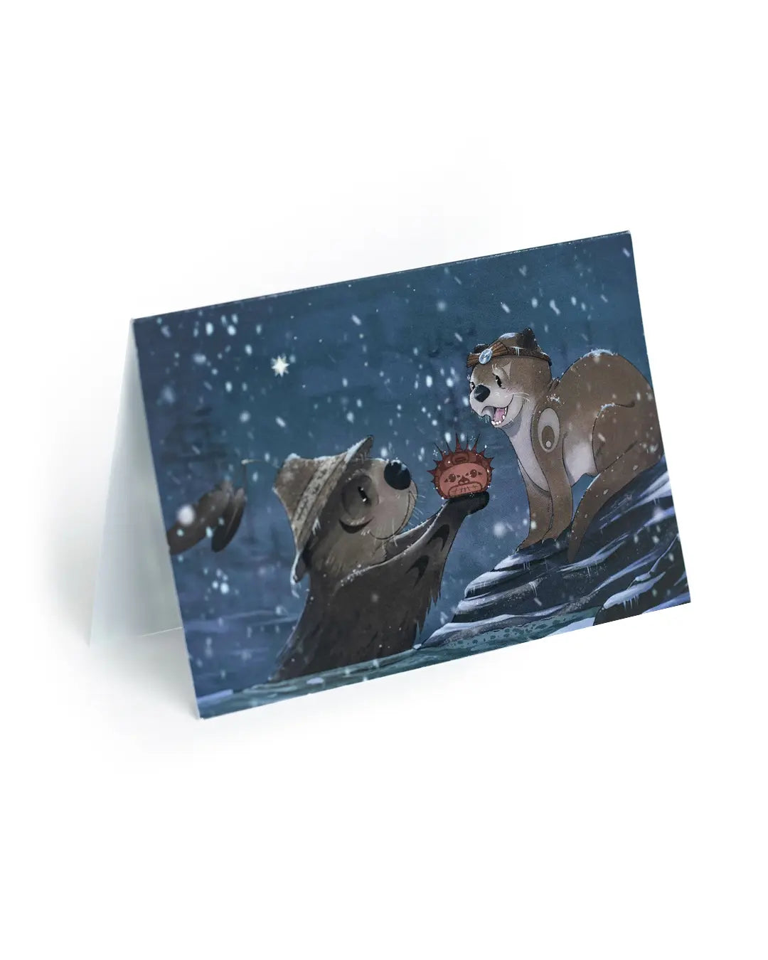 Otterly Connected Greeting Cards
