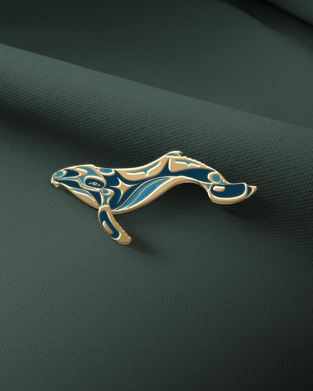 Sacred Sea Humpback Whale Pin