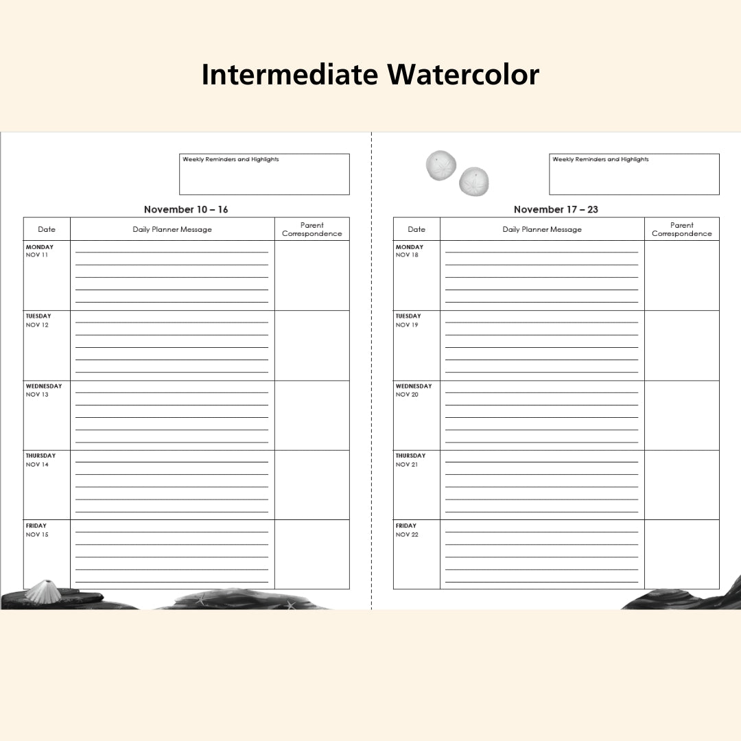 Intermediate School Agenda 2024/25