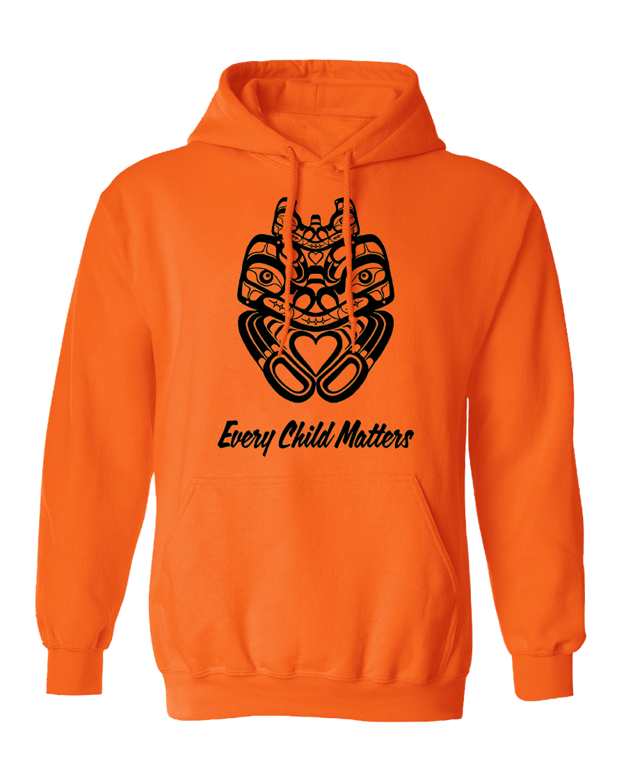 Mother Bear Energy - Adult Orange Hoodie