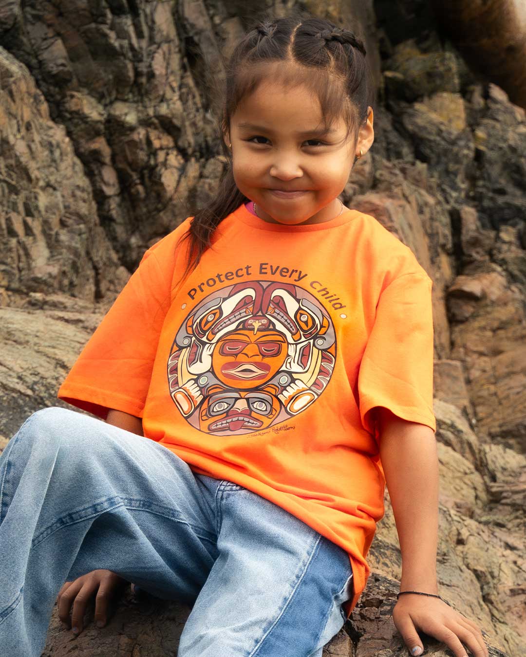 Protect Every Child - Youth Orange T-Shirt