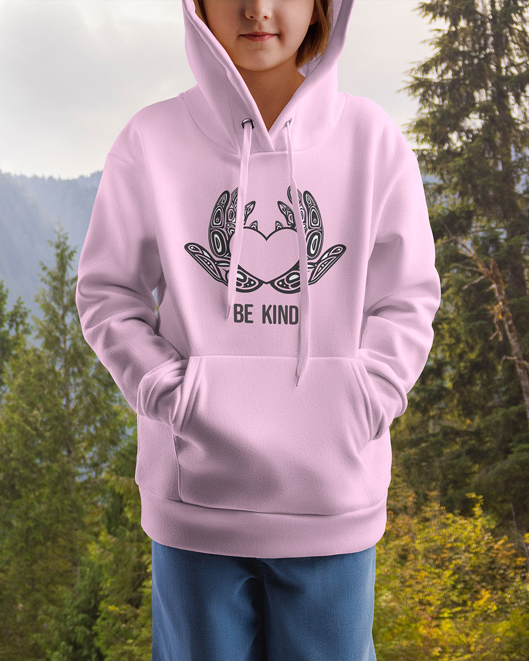 Uplift - Youth Pink Hoodie