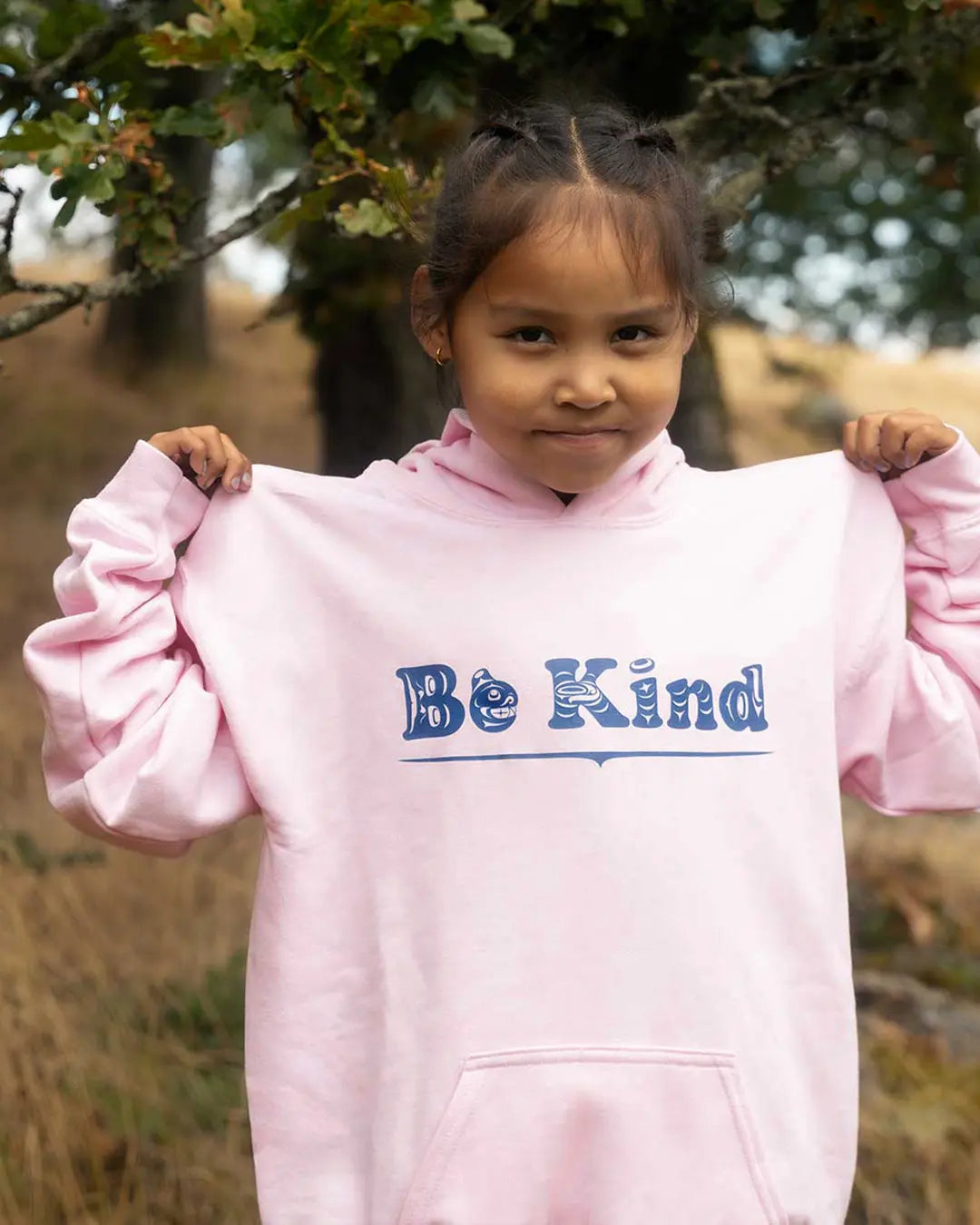 Be Kind - Youth Pink Hoodie