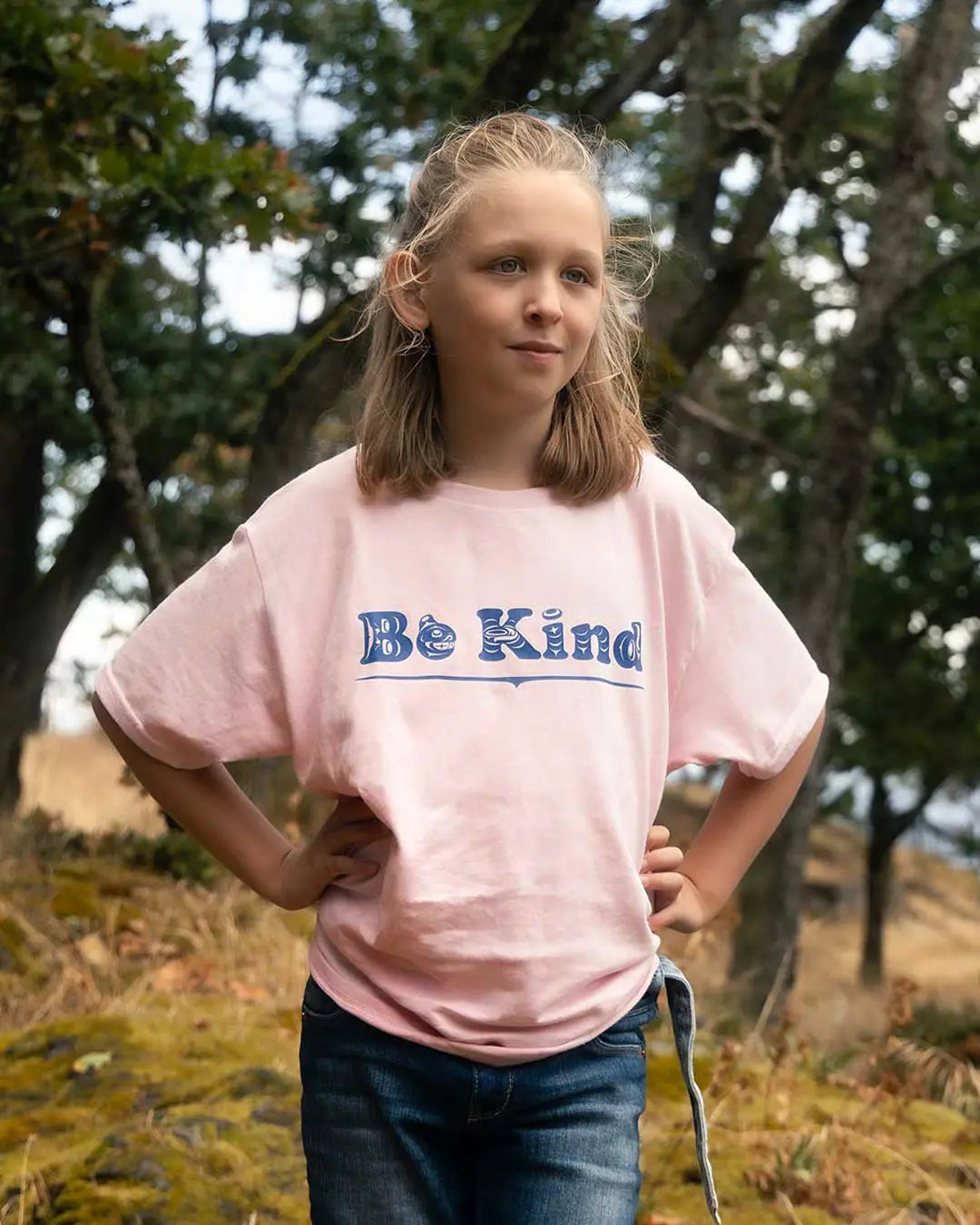 Be Kind - Youth Pink T-shirt