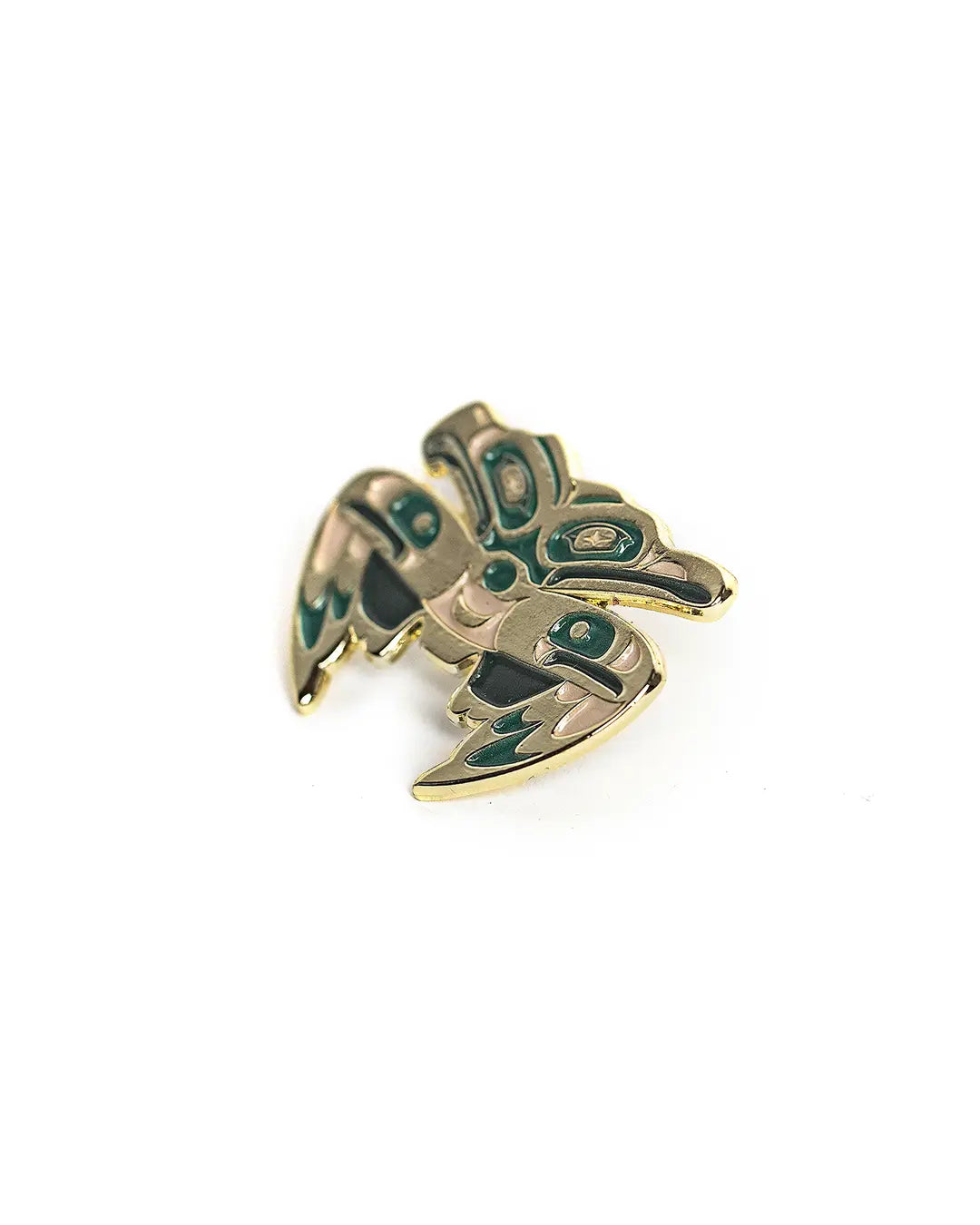 Forest Legends Eagle Raven Pin