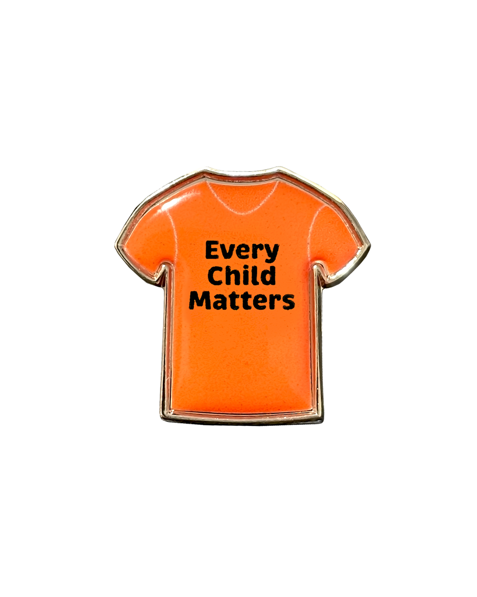 Orange Shirt Pins Every Child Matters