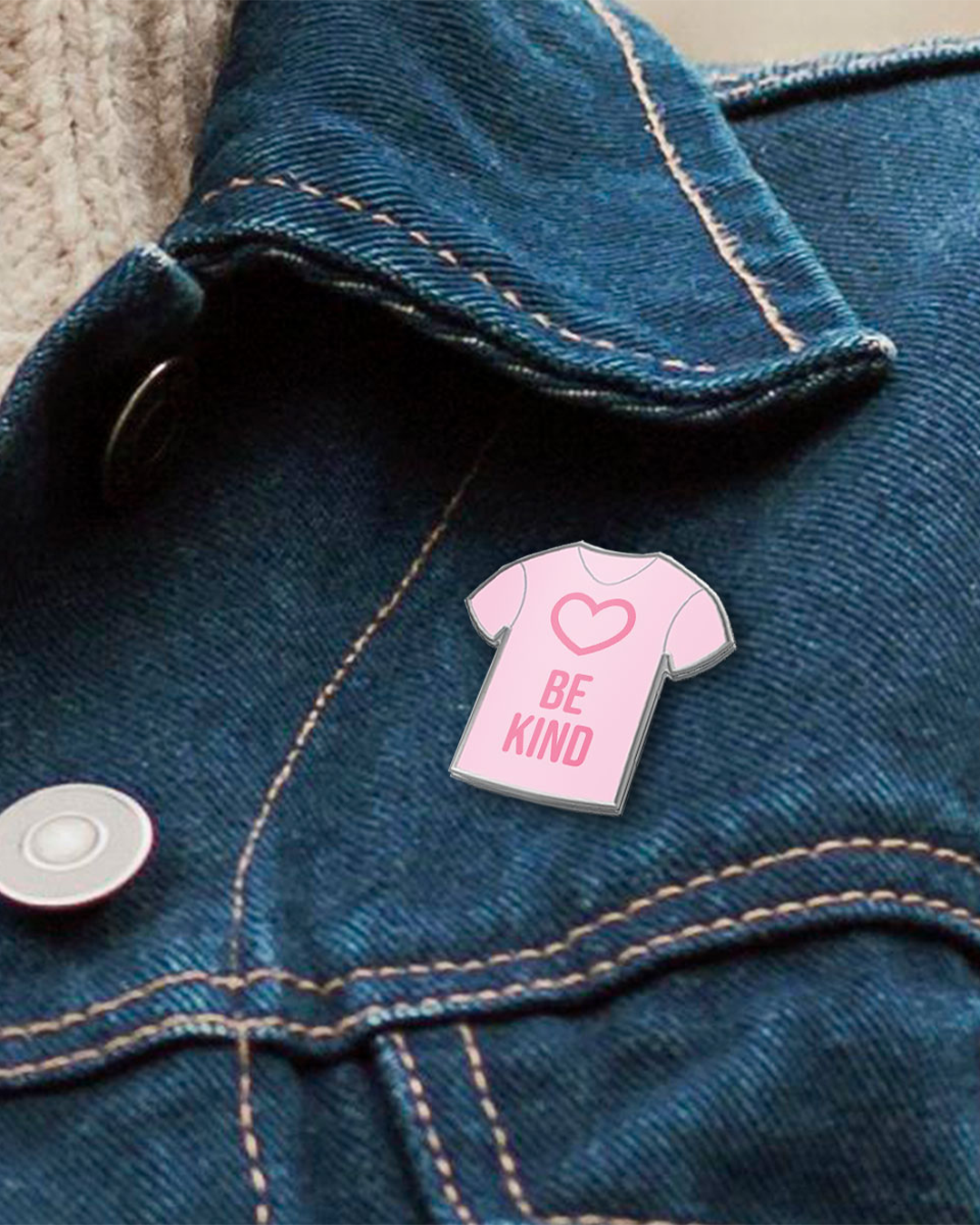 Pink Shirt Pins (Bag of 50)